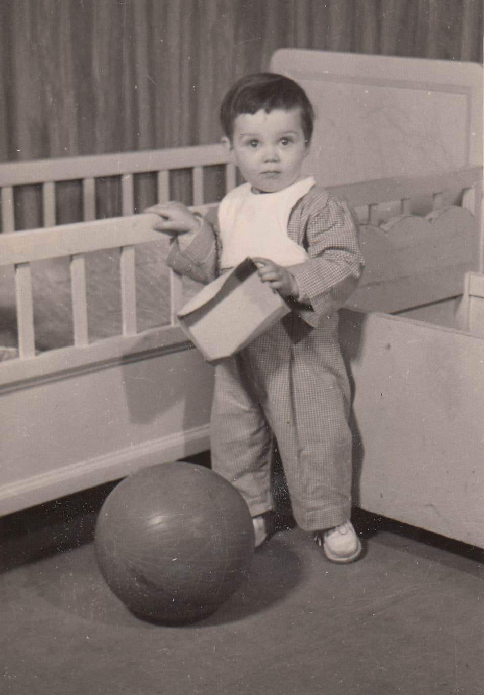Olivier Merle enfant, 1958